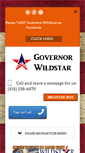 Mobile Screenshot of governorwildstar.com