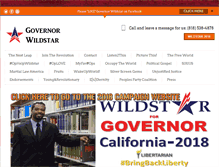 Tablet Screenshot of governorwildstar.com